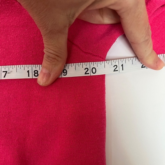 Vintage Yosemite Kid's Pullover Sweatshirt, 1980s, Hot Pink, Size L - Picture 8 of 10